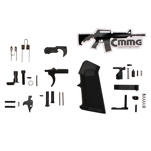 CMMG AR15 Complete Semi-Auto Lower Parts Kit with A2 Style Grip - Click Image to Close