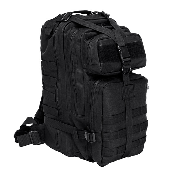 NcStar Compact MOLLE Compatible Tactical Black Color Backpack - Click Image to Close
