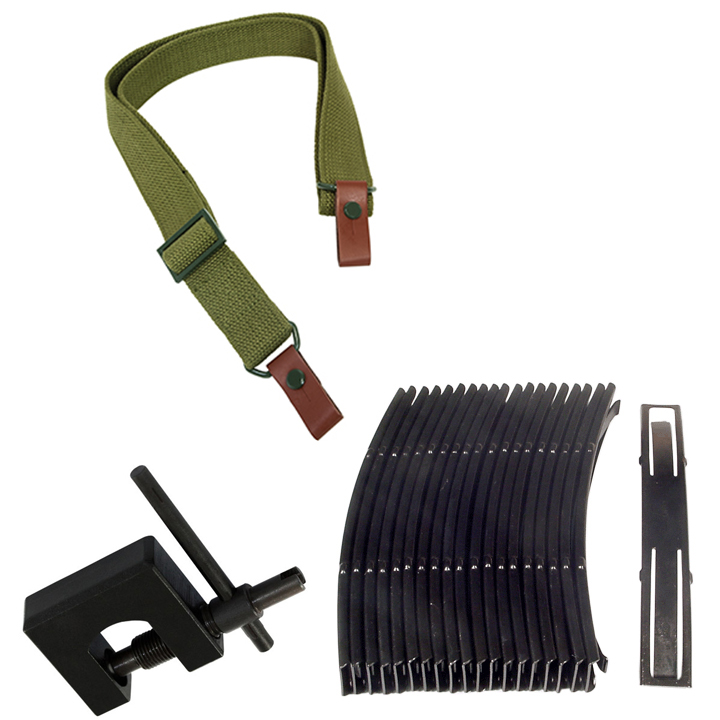 AK / SKS Combo - Sling + Sight Adjustment tool + Stripper Clips - Click Image to Close
