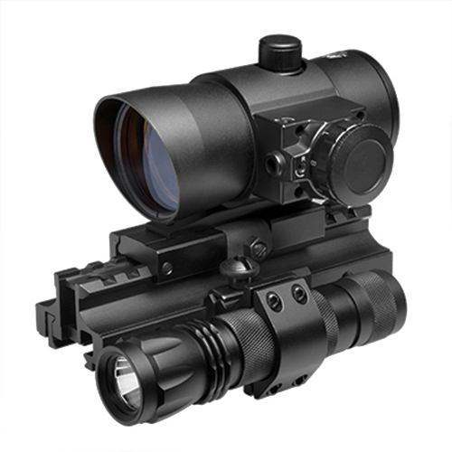 10/22 Combo #9 - Mount + Trirail + Red Dot w/ Laser + Taclight - Click Image to Close