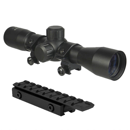 Optics Kit With 4x32 Rifle Scope and Dovetail to Picatinny Rail