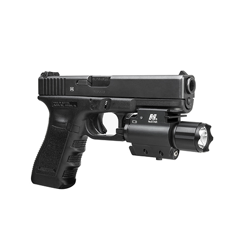 NcStar Tactical Pistol QD Red Laser Sight + LED Weapon Light - Click Image to Close