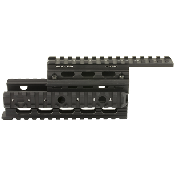 UTG PRO Made in USA AK-47 Tactical Quad Rail Handguard - Click Image to Close