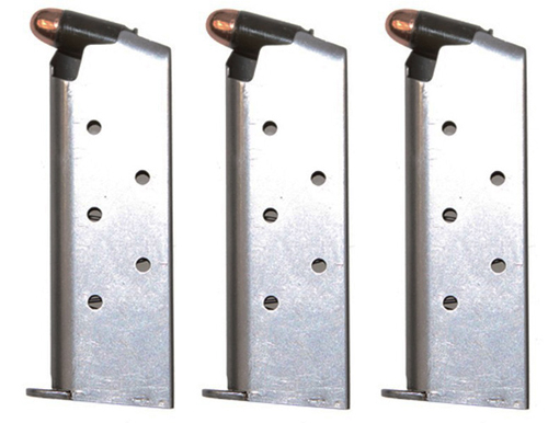 3 Pack Factory SIG SAUER P238 .380 ACP 6rd Stainless Magazines
