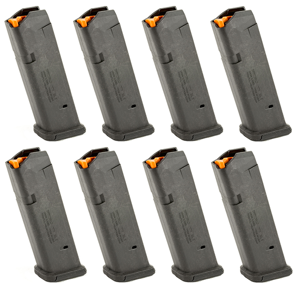 8 Pack MAGPUL PMAG GL9 9mm 17rd Magazines for GLOCK G17 Pistols - Click Image to Close