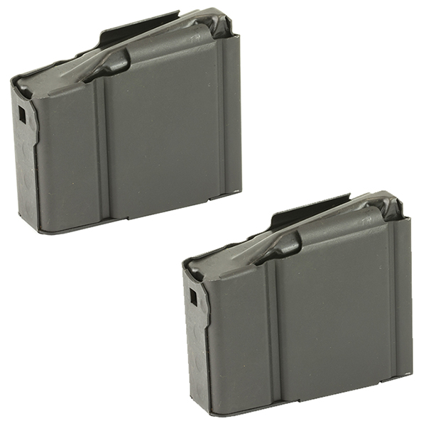 2 Pack - Springfield Armory OEM 5rd Steel M1A M14 Magazines