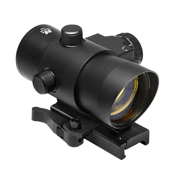 NcStar 40mm Red Dot Scope + Red Laser and Quick Detach Mount - Click Image to Close