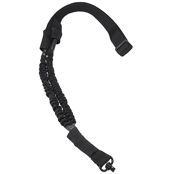 VISM Tactical 1 Point Black Rifle Sling With QD Swivel