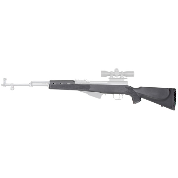 Made in USA ATI Monte Carlo Black SKS Rifle Stock and Handguard - Click Image to Close