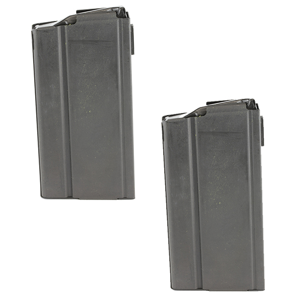 2 Pack - Springfield Armory OEM 20rd Steel M1A M14 Magazines - Click Image to Close
