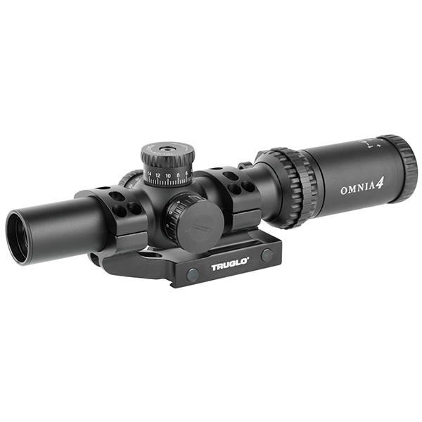 TRUGLO OMNIA 1-4X24 IR Tactical Rifle Scope With APTR Mount - Click Image to Close