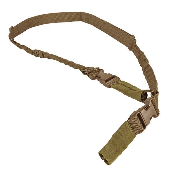 VISM Tan 2 to 1 Point Convertible Rifle Sling w/ Hook Type Clips