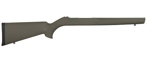 Hogue Green Overmolded Stock For .920 Bull Barrel Ruger 10/22